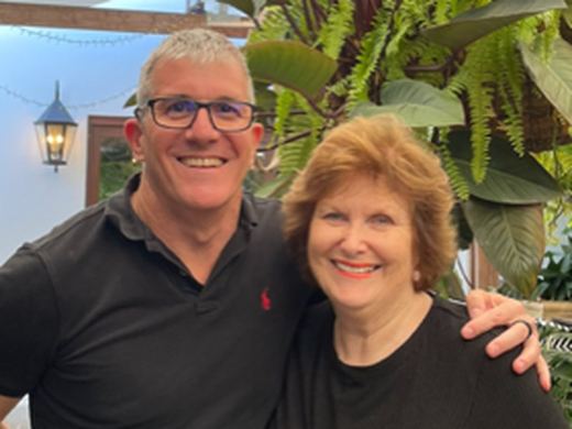 Alan Castorina with Jill McIntyre