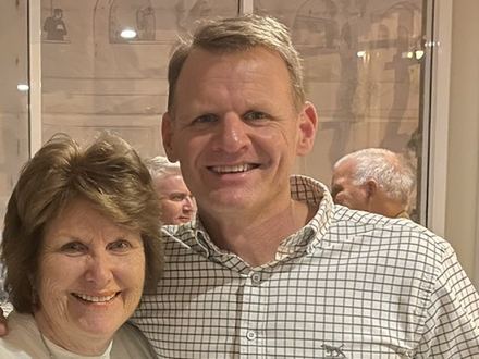 Matt Jones with Jill McIntyre